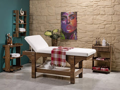 Sırt Hareketli Ahşap Bakım Masası