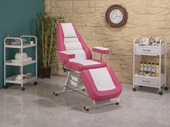 Cilt Bakım Koltuğu, Sırt Ve Ayak Kısmı Hareketli Koltuk, Kalıcı Makyaj Koltuğu