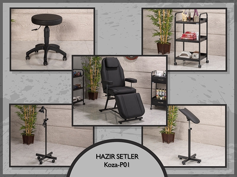 Koltuk, Sehpa, Sandalye, Lamba, Kolluk, Ucuz Dövme Seti, Dövme Stüdyo Ekipmanları