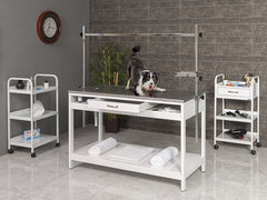 Çekmeceli Krom Paslanmaz Veteriner Masası, Ahşap Veteriner Masası, Veteriner Masası, Veteriner Malzemleri