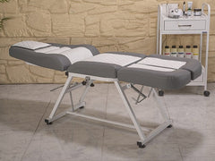 Anka-2 Sırt ve Ayak Kısmı Hareketli Koltuk | Gri - Beyaz