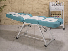 Anka-2 Sırt ve Ayak Kısmı Hareketli Koltuk | Turkuaz - Beyaz