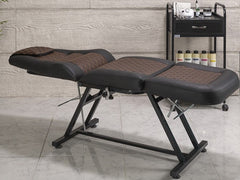 Anka Sırt ve Ayak Kısmı Hareketli Koltuk | Kahverengi - Siyah