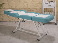 Anka Sırt ve Ayak Kısmı Hareketli Koltuk | Turkuaz - Beyaz