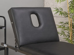 Basic Katlanır Bakım ve Masaj Masası | Siyah - Havluluk Aparatlı