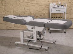 Elegance 3 Motorlu Yükseklik Hareketli Koltuk | Gri - Beyaz