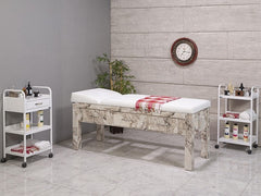 Foça Sırt Hareketli Ahşap Bakım Masası | Efes