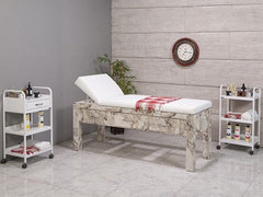 Foça Sırt Hareketli Ahşap Bakım Masası | Efes