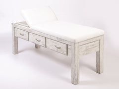 Foça Sırt Hareketli Ahşap Bakım Masası | Kristal