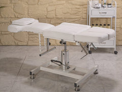 Hisar-3 Yükseklik Ayarlı Hidrolikli Koltuk | Beyaz