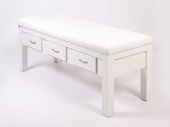 Foça Ahşap Bakım Masası | Beyaz