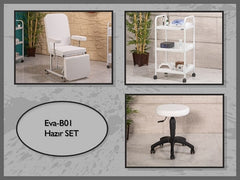 Hazır Setler | Eva-B01 | Hareketli Koltuk, Cihaz Sehpası, Tabure