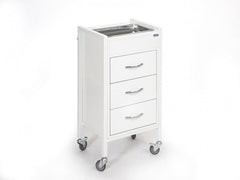 Regal Cihaz Taşıma ve Setup Sehpası | 4 Çekmeceli - Küvetli - Beyaz