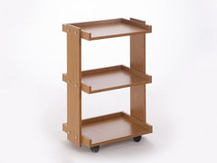 Natura Cihaz Taşıma ve Setup Sehpası | 3 Raflı - Bambu