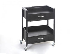 Teos Cihaz Taşıma ve Setup Sehpası | 2 Çekmeceli - Siyah