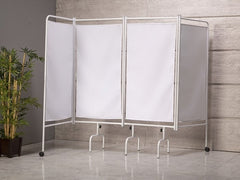 4 Kanatlı Paravan Perde | Beyaz - Eko