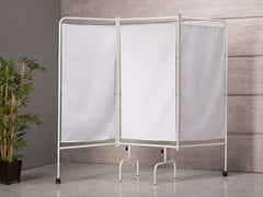 3 Kanatlı Paravan Perde | Beyaz - Eko