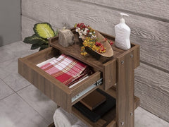 Natura Cihaz Taşıma ve Setup Sehpası | Tek Çekmeceli - Beylerbeyi