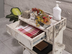 Natura Cihaz Taşıma ve Setup Sehpası | Tek Çekmeceli - Efes