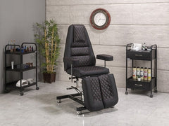 Royal-2 Hidrolikli Dövme Tattoo Koltuğu | Siyah