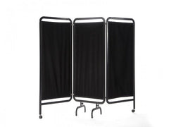 3 Kanatlı Paravan Perde | Siyah - Oval