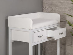 Çekmeceli Bebek Altı Açma (Değiştirme) Masası | Beyaz - Beyaz