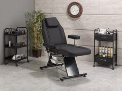 Karya Sırt ve Ayak Kısmı Hareketli Koltuk | Siyah