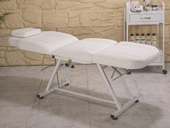 Koza Sırt ve Ayak Kısmı Hareketli Koltuk | Beyaz