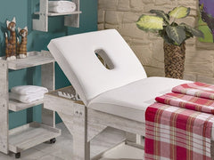 Natura Sırt Hareketli Ahşap Bakım ve Masaj Masası - Kristal