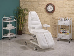 Royal-2 Yükseklik Hareketli Hidrolikli Koltuk | Beyaz