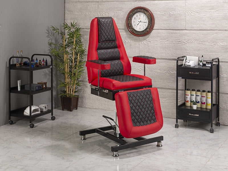 Yüksek Hareketli Hidrolikli Koltuk, Cilt Bakım Yatağı, Hidrolikli Cilt Bakım Sedyesi, Kalıcı Makyaj Yatağı