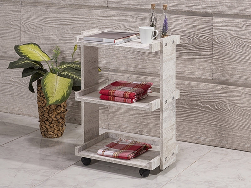 Cihaz Taşıma Sehpası, Hareketli Ahşap Cihaz Taşıma Arabası, Tekerlekli Etejer, Cihaz Sehpası