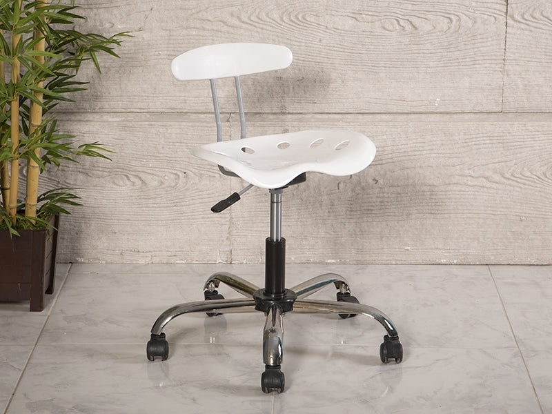 Uzman Taburesi, Arkalıklı tabure, Kromaj Ayaklı Estetisyen Taburesi, Ucuz Tabure