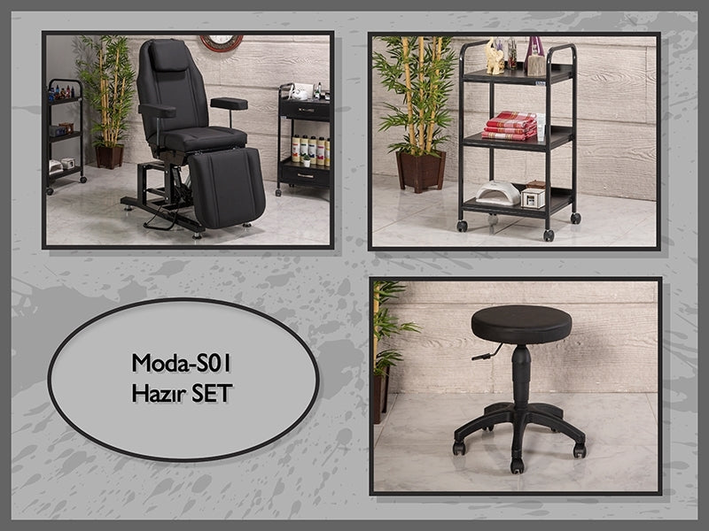 Hareketli Koltuk, Cihaz Sehpası, Sandalye, Motorlu Dövme Seti, Uygun Dövme Malzemleri, 3 Motorlu Tattoo Koltuğu Seti