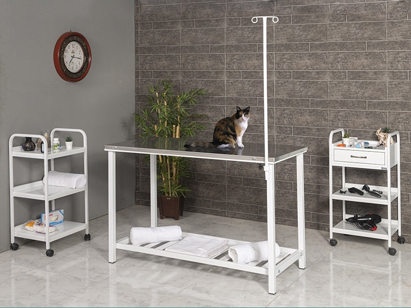 Ekstra Sağlam Paslanmaz Veteriner Masası, Ameliyat Masası, Veteriner Malzemleri