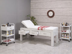 Hareketli Ahşap Bakım Masası