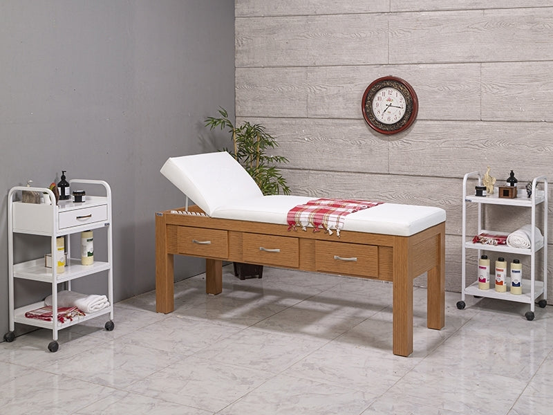 Sırt Hareketli Ahşap Bakım Masası