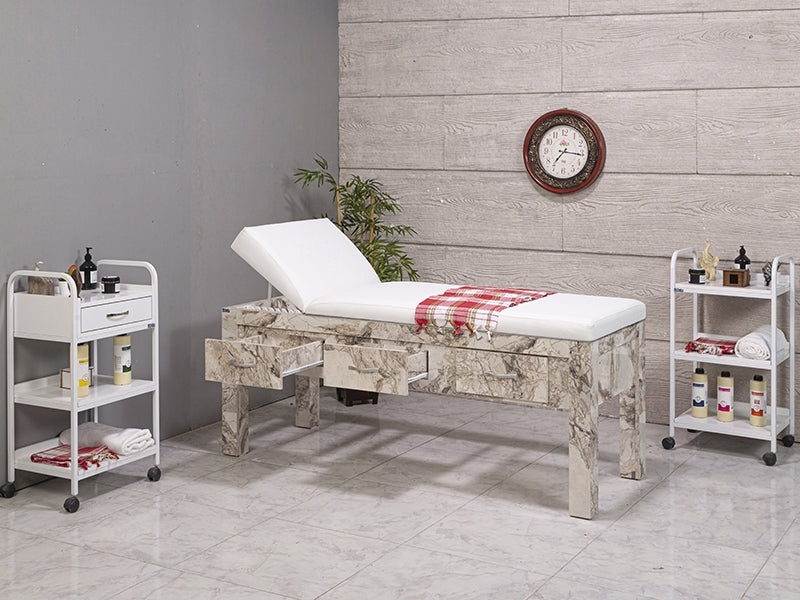 Sırt Hareketli Ahşap Bakım Masası