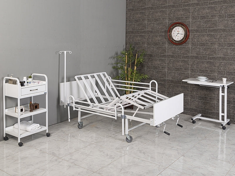 Tekerlekli Hastane Yatağı, Frenli Tekerli Hasta Yatağı, Manuel Hastane Yatağı, Yaşlı Yatağı