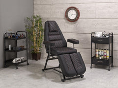 Anka-2 Sırt ve Ayak Kısmı Hareketli Koltuk | Siyah