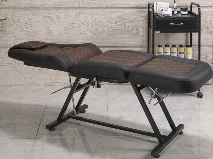 Anka Sırt ve Ayak Kısmı Hareketli Koltuk | Kahverengi - Siyah