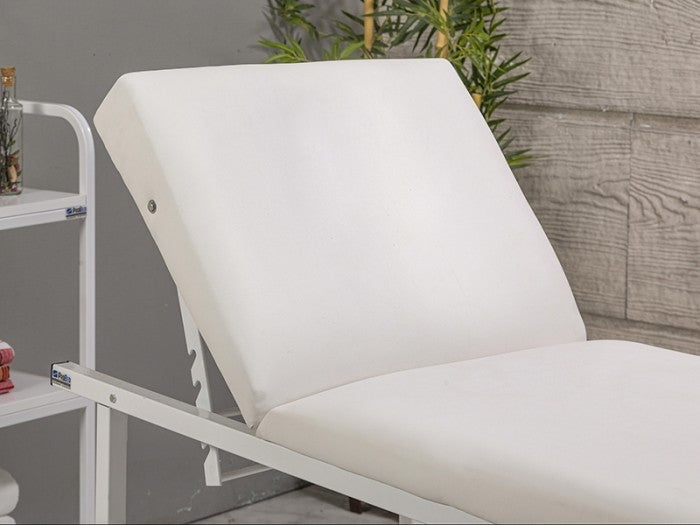 Basic Katlanır Ayaklı Bakım Masası | Beyaz - Havluluk Aparatlı