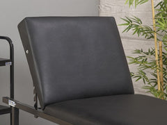 Basic Katlanır Ayaklı Bakım Masası | Siyah - Havluluk Aparatlı