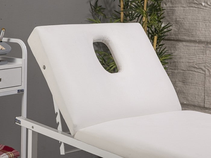 Basic Katlanır Ayaklı Bakım ve Masaj Masası | Beyaz