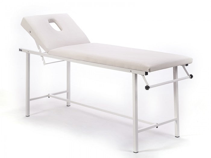 Basic Katlanır Bakım ve Masaj Masası | Beyaz - Havluluk Aparatlı