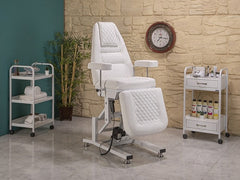 Elegance 3 Motorlu Yükseklik Hareketli Koltuk | Beyaz