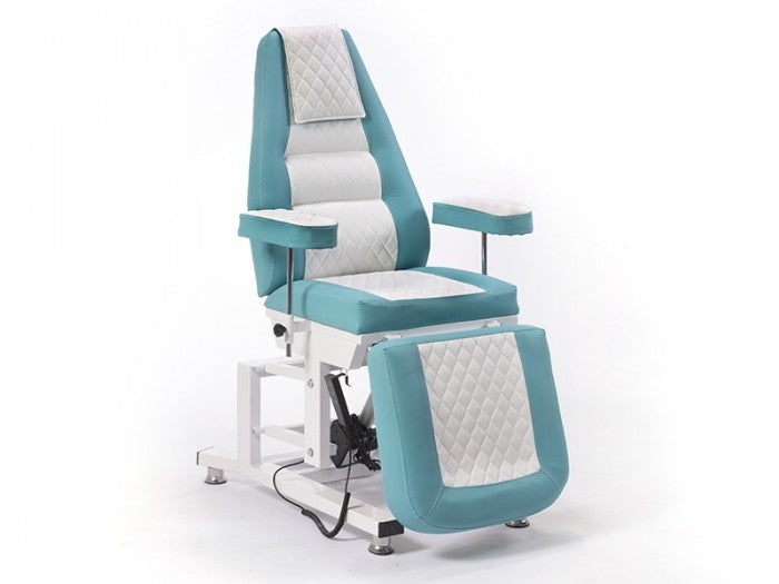 Elegance 3 Motorlu Yükseklik Hareketli Koltuk | Turkuaz - Beyaz