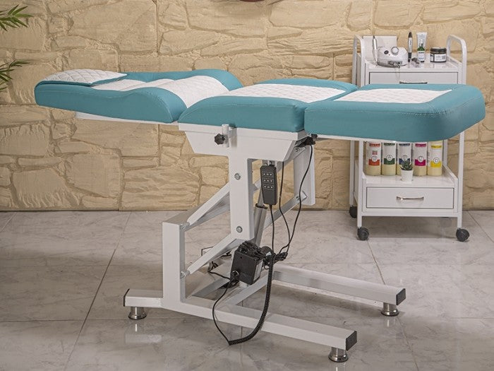 Elegance 3 Motorlu Yükseklik Hareketli Koltuk | Turkuaz - Beyaz