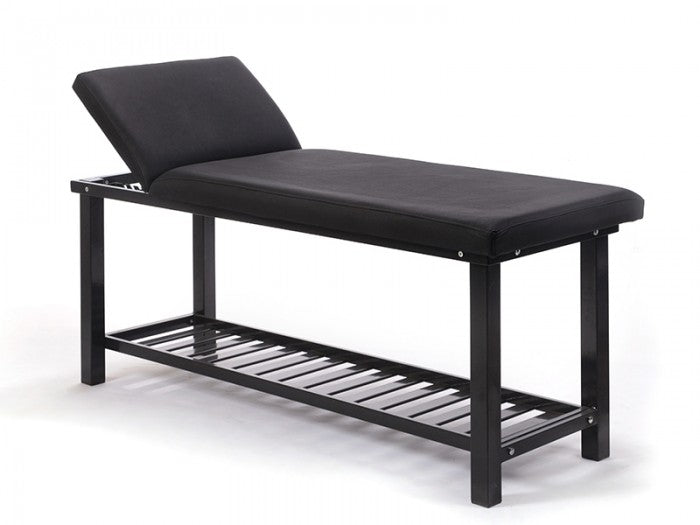 Elit Ekstra Sağlam Sırt Hareketli Bakım Masası | Siyah