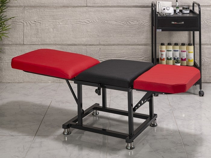 Eva Sırt ve Ayak Kısmı Hareketli Koltuk | Kırmızı-Siyah